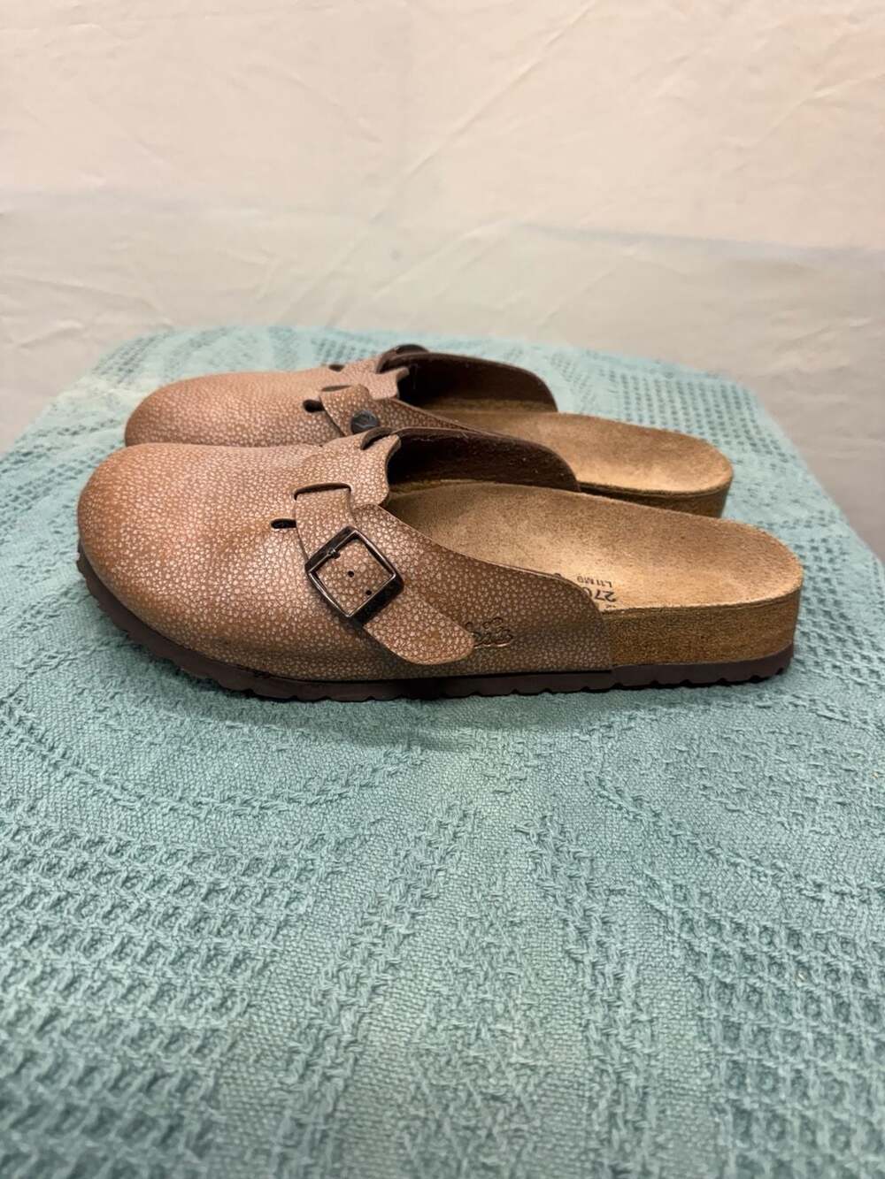 Birki's Boston Embossed Leather Clogs